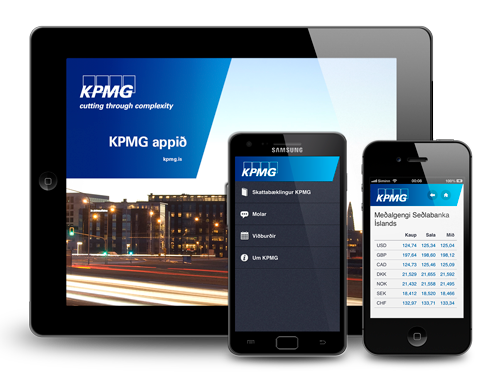 KPMG appið fyrir iPad, iPhone og Android